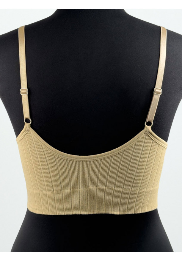 EVELANE BROWN COMFY TSHIRT BRA